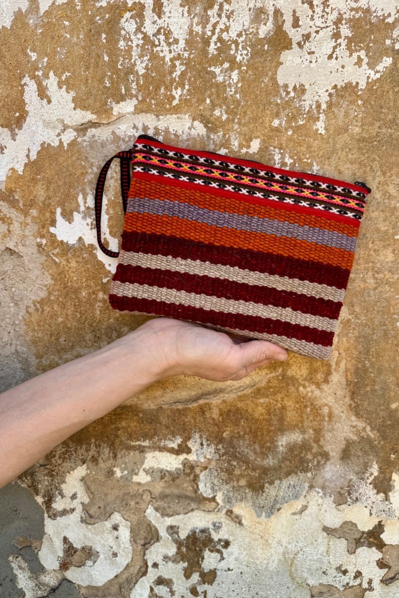 Saszetka na zamek z wełny rozmiar L No. 485