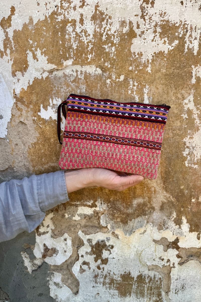 Saszetka na zamek z wełny rozmiar L No. 488