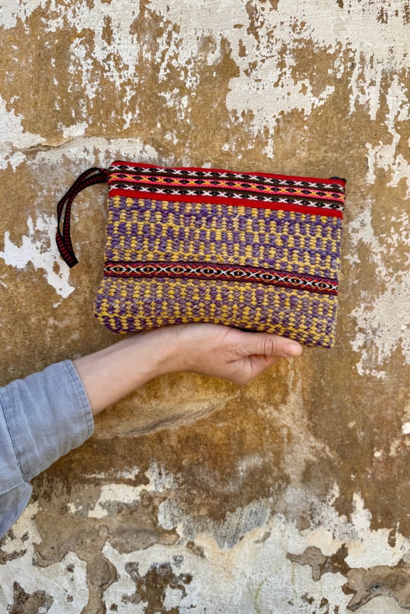 Saszetka na zamek z wełny rozmiar L No. 490