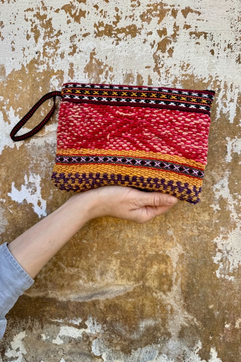 Saszetka na zamek z wełny rozmiar L No. 499