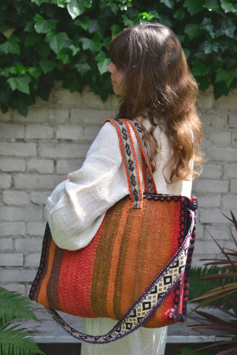 Torba duży shopper z wełny No. 514