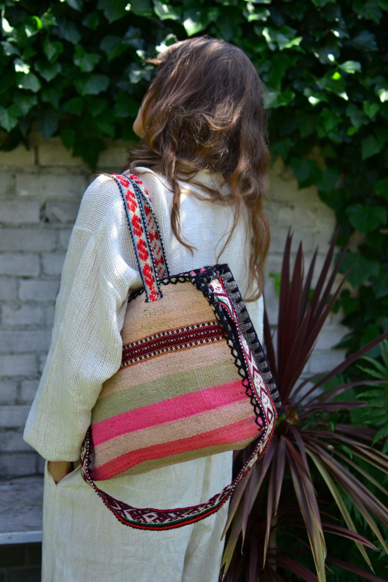 Torba midi shopper z wełny No. 531