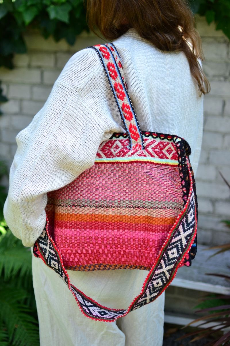 Torba midi dwustronna shopper z wełny No. 534