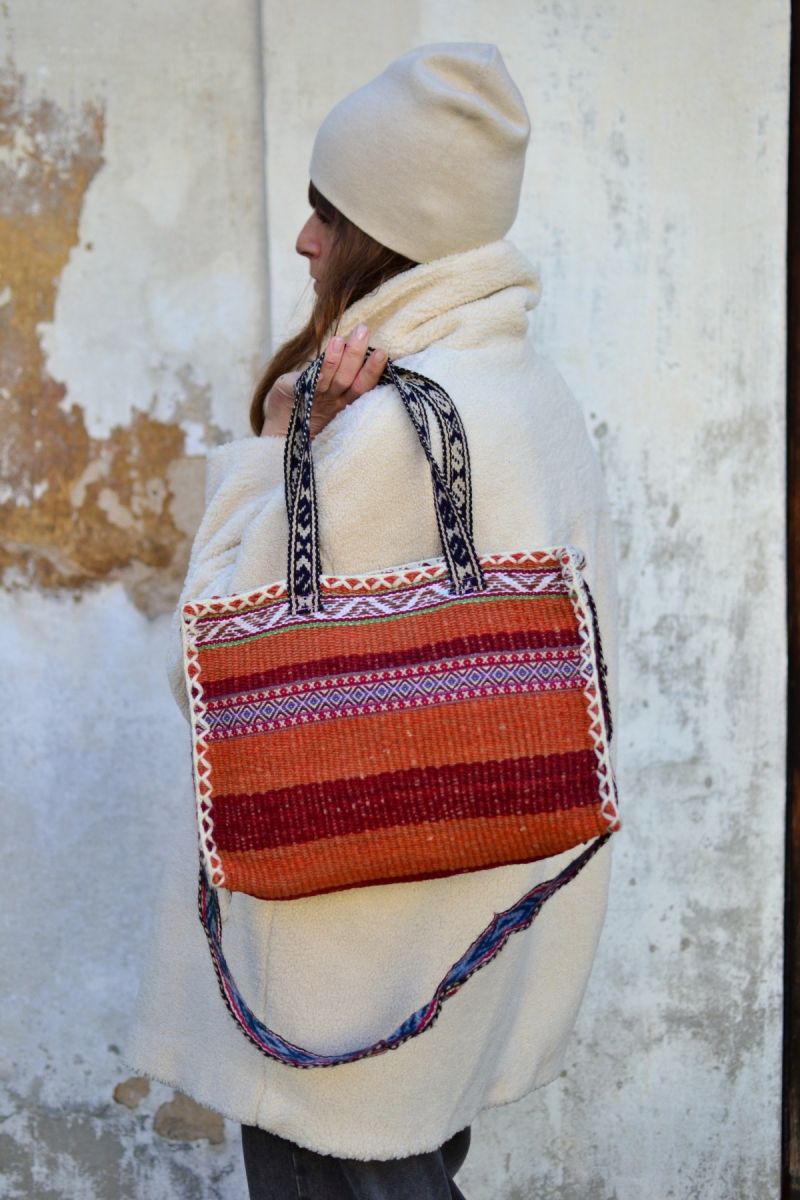 Torba mini shopper z wełny No. 537