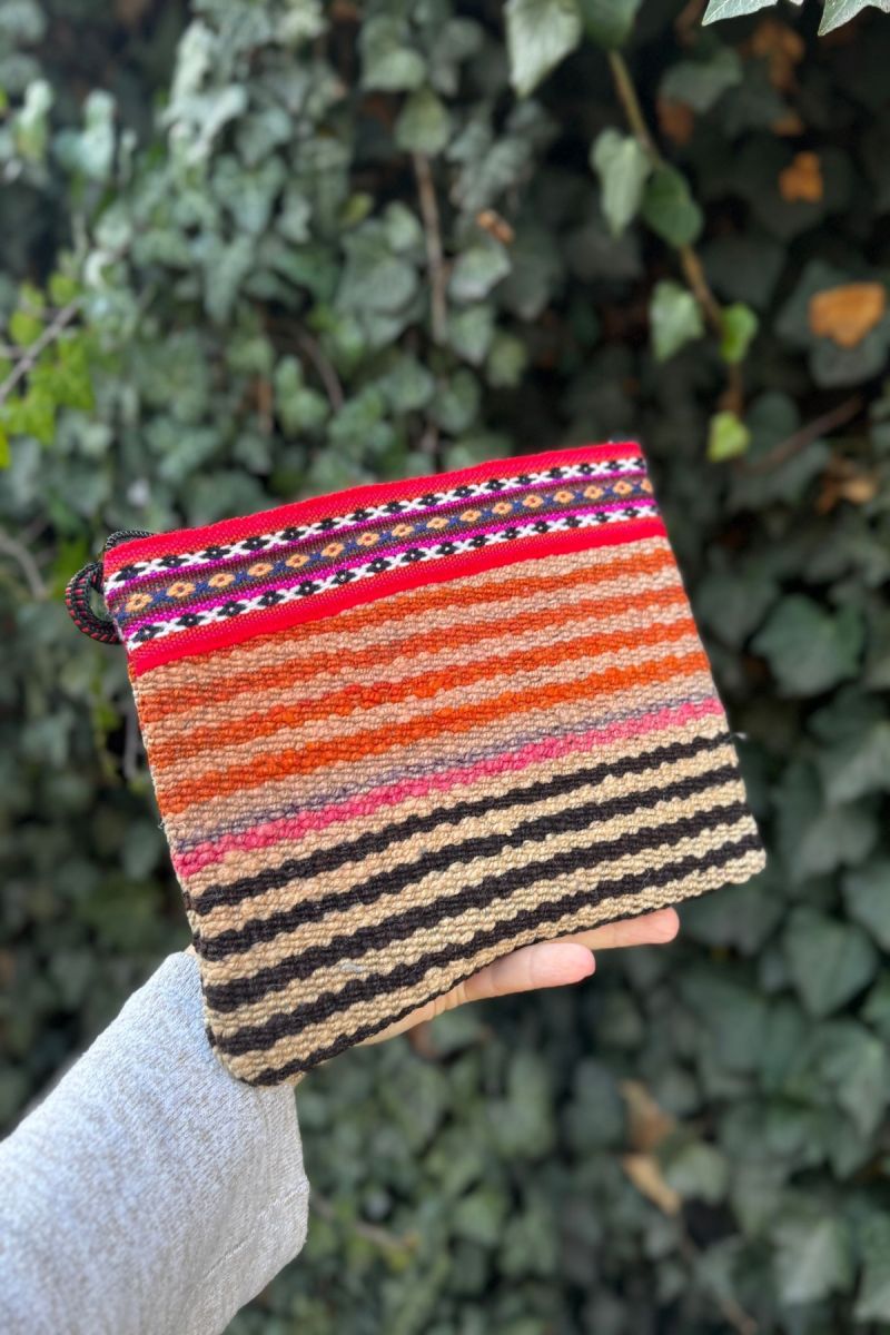 Saszetka na zamek z wełny rozmiar L No. 533