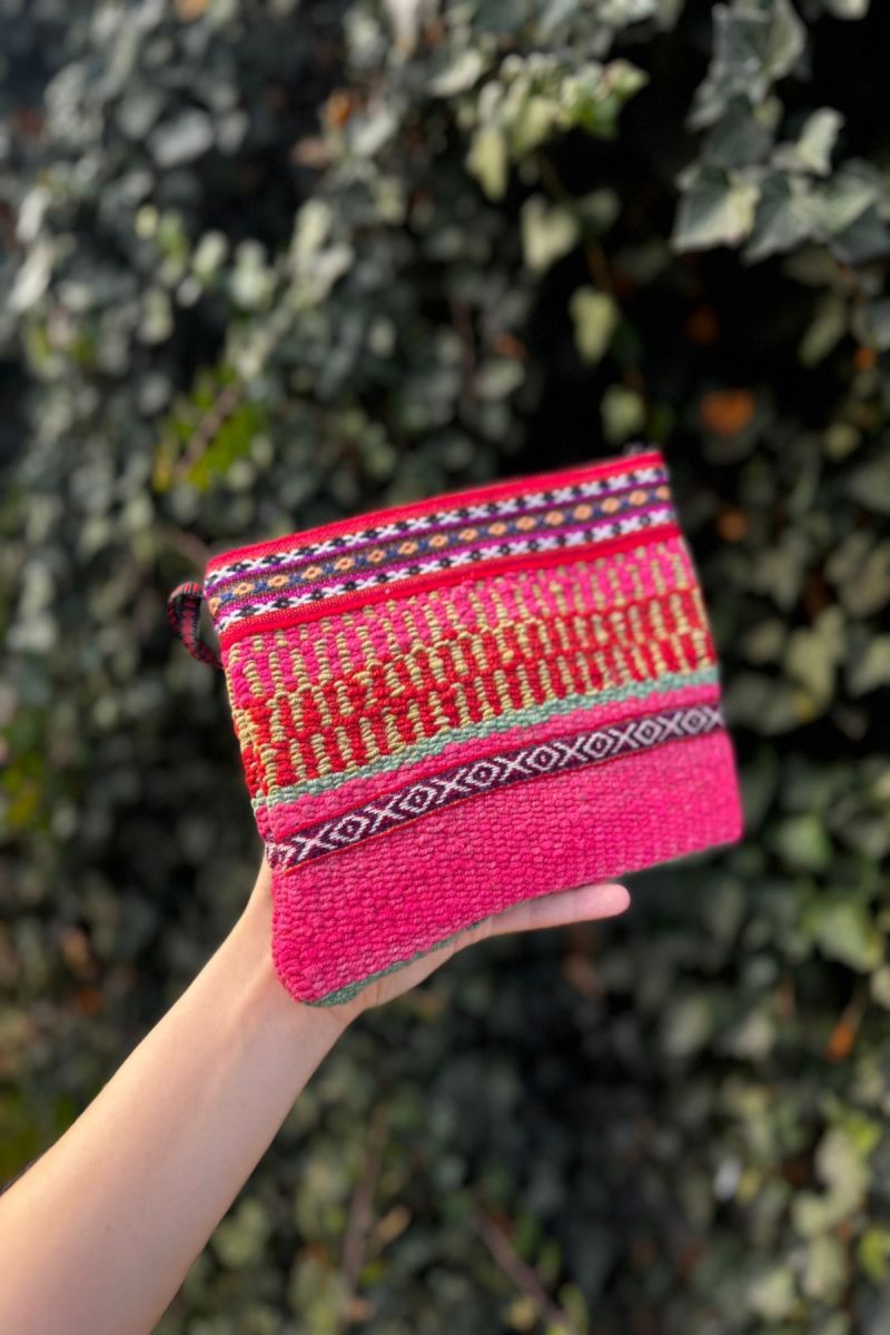 Saszetka na zamek z wełny rozmiar L No. 541