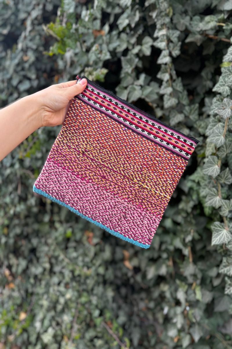 Saszetka na zamek z wełny rozmiar L No. 543