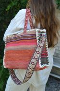 Torba midi shopper z wełny No. 549